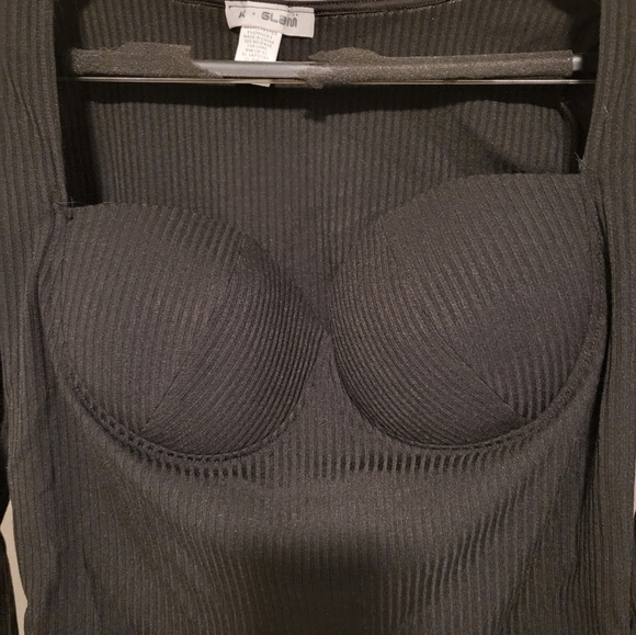 K +Glam Ribbed Knit Sweater (Size 2X) - Picture 2 of 5